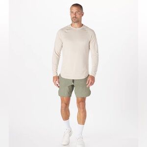 NWT Legends ENZO LS TEE RIVER ROCK HEATHER